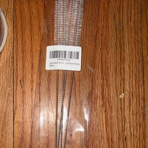 Straw Cleaner Brush Set with Silicone Straws